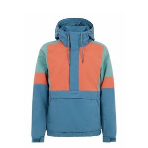 Protest Women's Blue and Orange color block Ski Jacket - new with tags!!